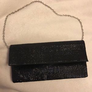 Icing Bags - Sparkling black clutch with chain✨ Icing Bags - Sparkling black clutch with chain✨